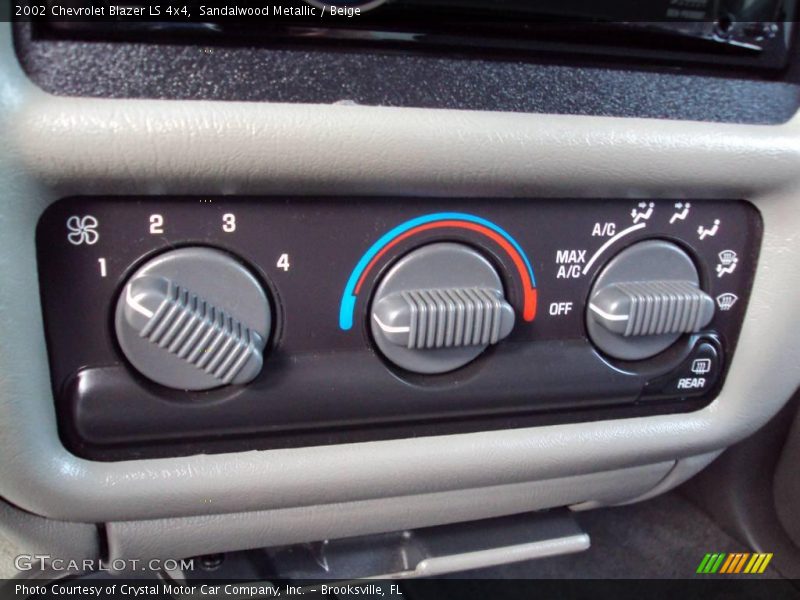 Sandalwood Metallic / Beige 2002 Chevrolet Blazer LS 4x4