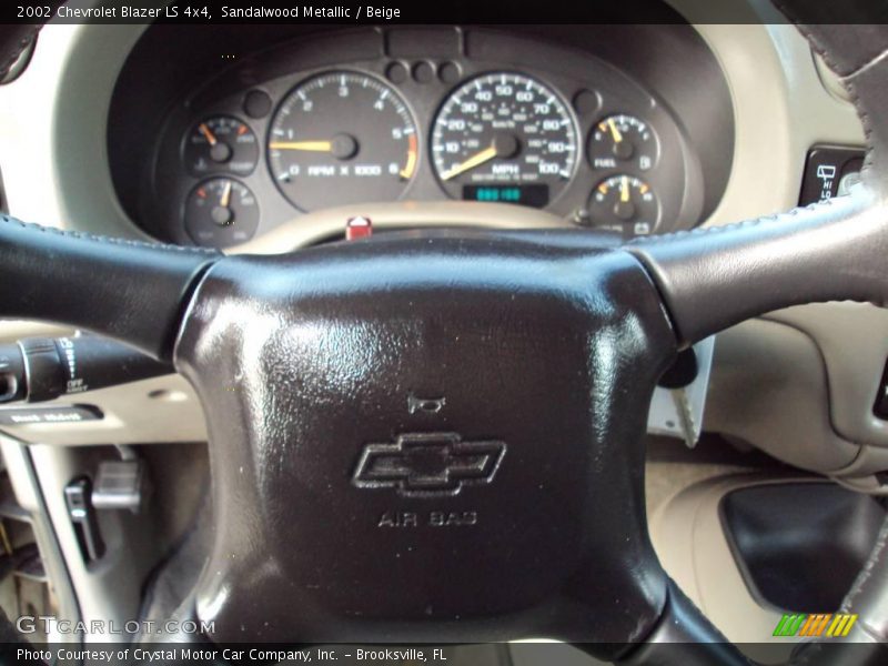 Sandalwood Metallic / Beige 2002 Chevrolet Blazer LS 4x4