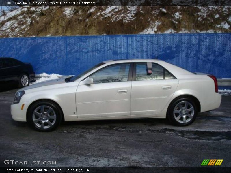 White Diamond / Cashmere 2006 Cadillac CTS Sedan