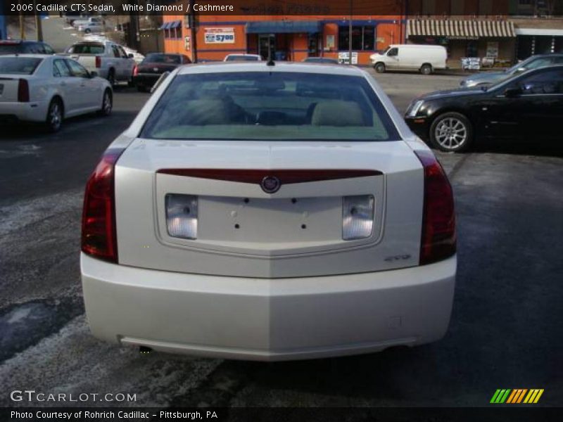 White Diamond / Cashmere 2006 Cadillac CTS Sedan