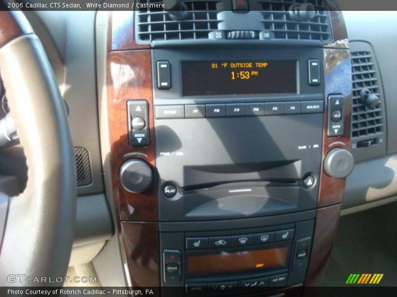 White Diamond / Cashmere 2006 Cadillac CTS Sedan