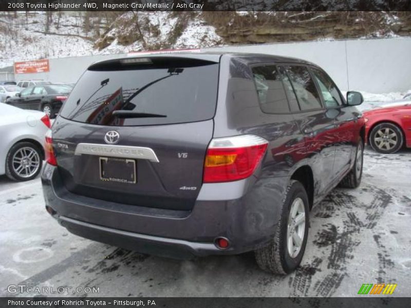 Magnetic Gray Metallic / Ash Gray 2008 Toyota Highlander 4WD