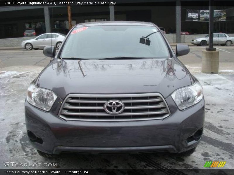 Magnetic Gray Metallic / Ash Gray 2008 Toyota Highlander 4WD