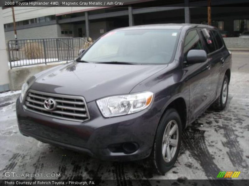 Magnetic Gray Metallic / Ash Gray 2008 Toyota Highlander 4WD