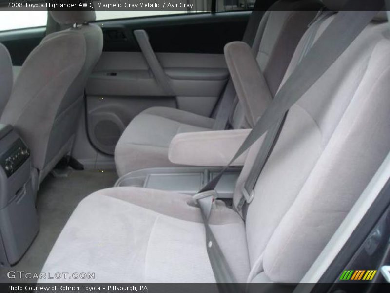 Magnetic Gray Metallic / Ash Gray 2008 Toyota Highlander 4WD
