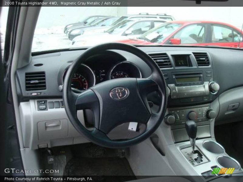 Magnetic Gray Metallic / Ash Gray 2008 Toyota Highlander 4WD