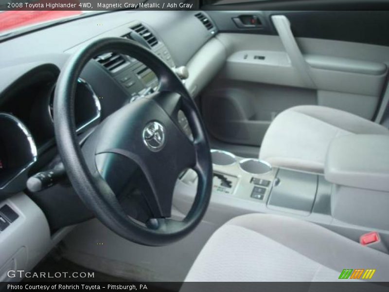 Magnetic Gray Metallic / Ash Gray 2008 Toyota Highlander 4WD
