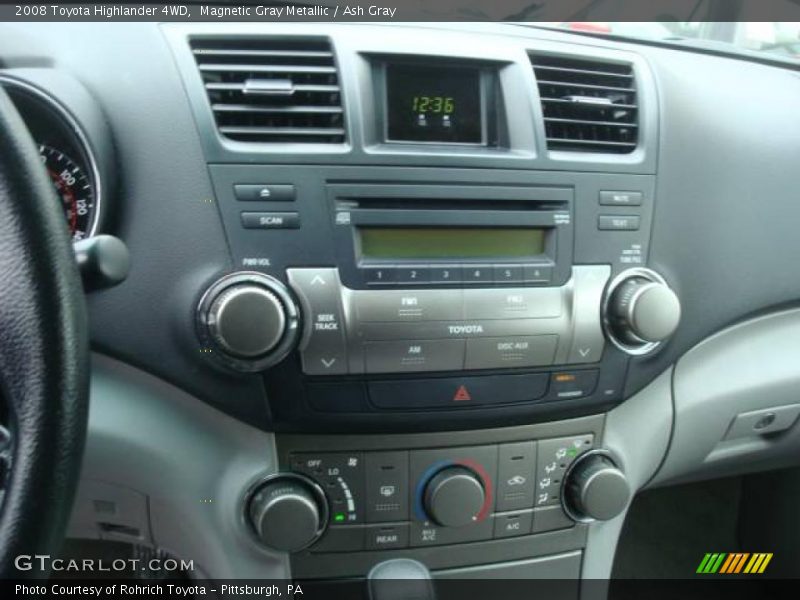 Magnetic Gray Metallic / Ash Gray 2008 Toyota Highlander 4WD