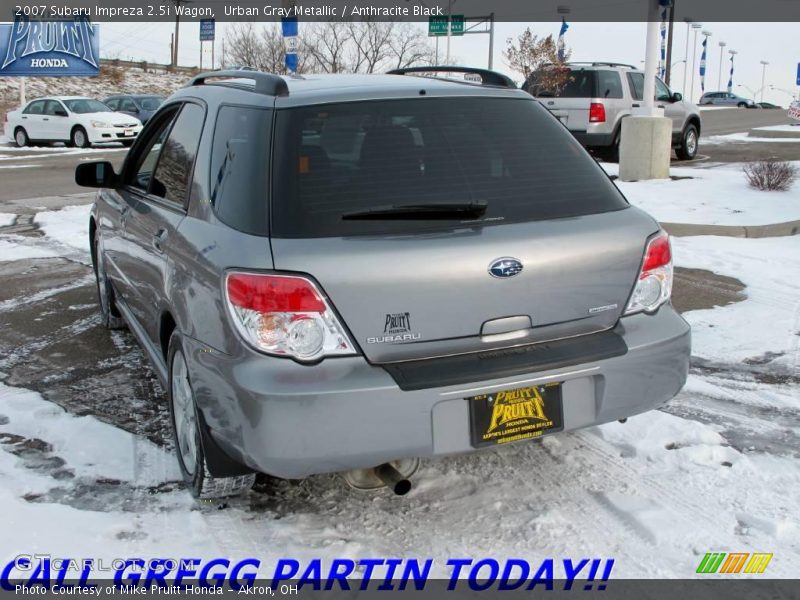 Urban Gray Metallic / Anthracite Black 2007 Subaru Impreza 2.5i Wagon