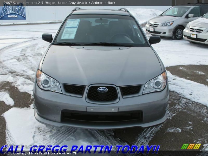 Urban Gray Metallic / Anthracite Black 2007 Subaru Impreza 2.5i Wagon