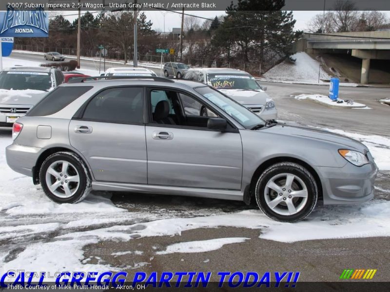 Urban Gray Metallic / Anthracite Black 2007 Subaru Impreza 2.5i Wagon