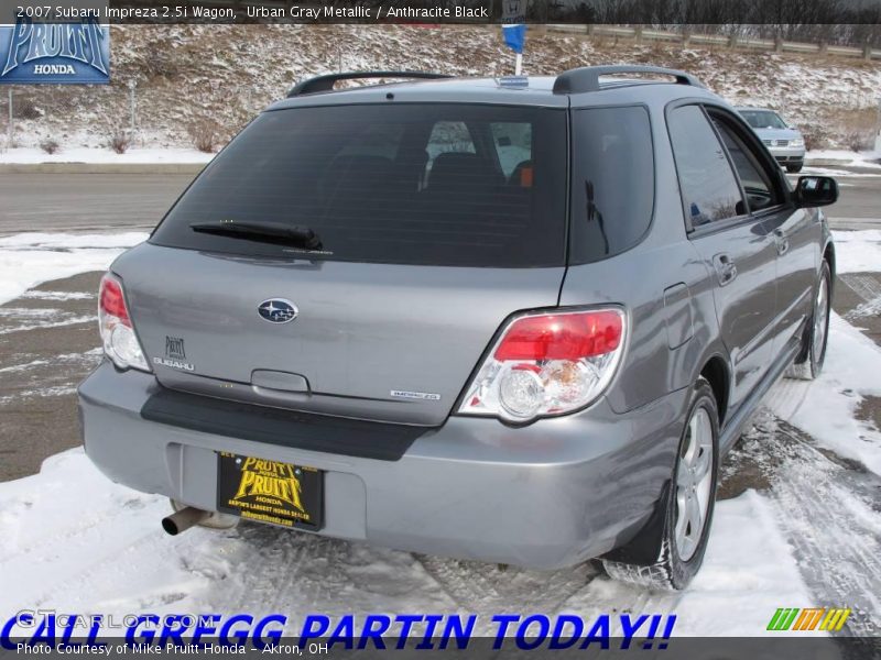 Urban Gray Metallic / Anthracite Black 2007 Subaru Impreza 2.5i Wagon