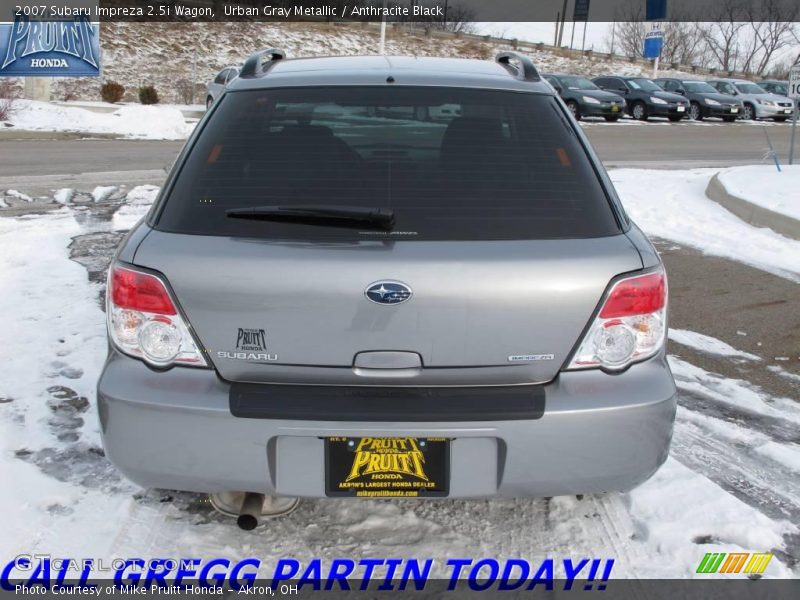 Urban Gray Metallic / Anthracite Black 2007 Subaru Impreza 2.5i Wagon