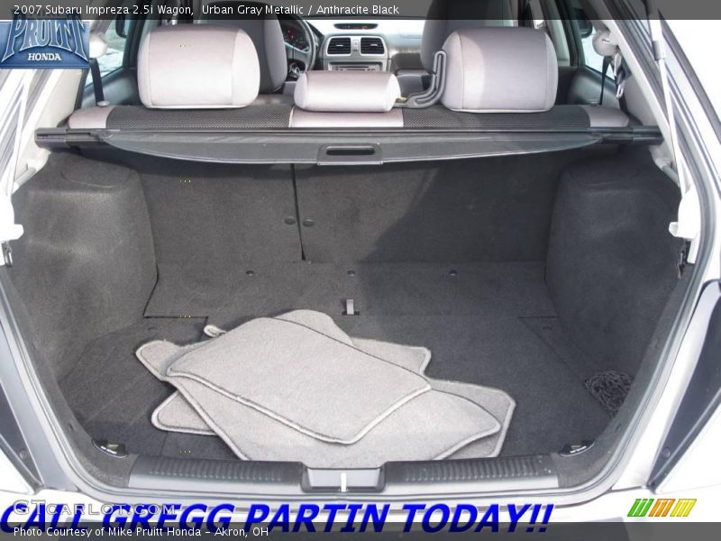 Urban Gray Metallic / Anthracite Black 2007 Subaru Impreza 2.5i Wagon