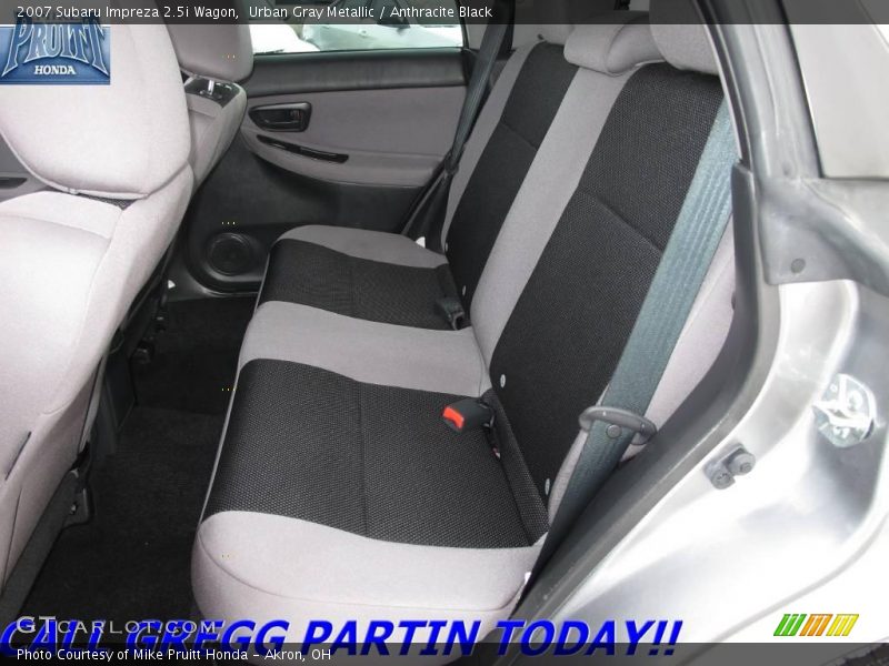 Urban Gray Metallic / Anthracite Black 2007 Subaru Impreza 2.5i Wagon