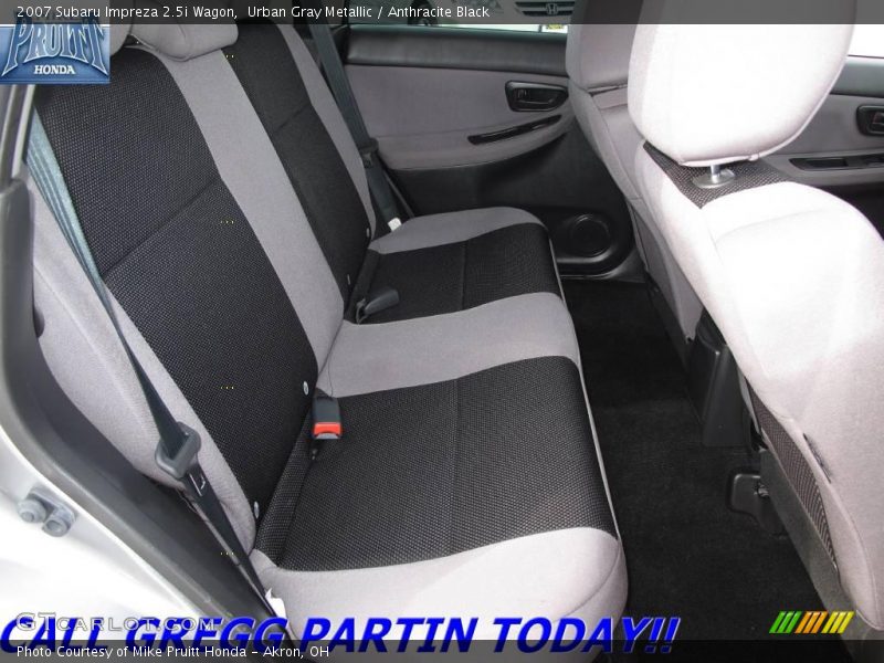 Urban Gray Metallic / Anthracite Black 2007 Subaru Impreza 2.5i Wagon
