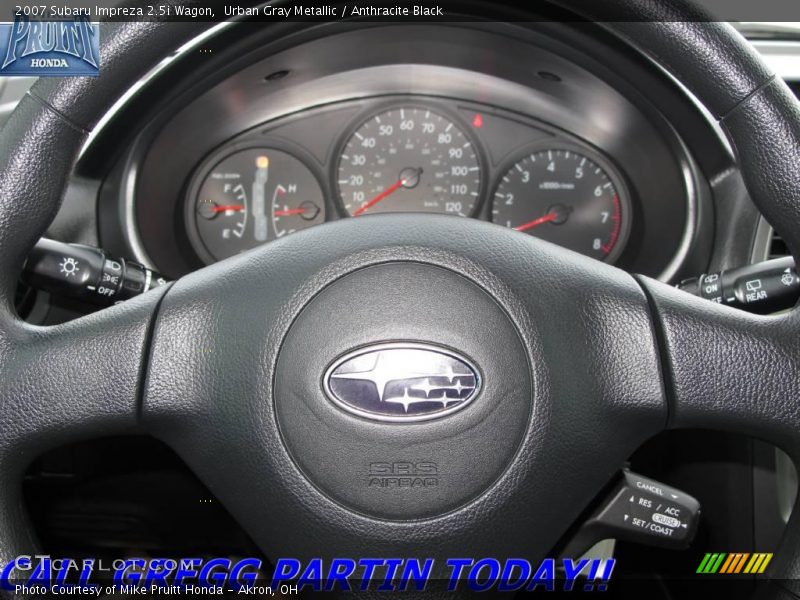 Urban Gray Metallic / Anthracite Black 2007 Subaru Impreza 2.5i Wagon