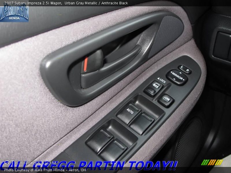Urban Gray Metallic / Anthracite Black 2007 Subaru Impreza 2.5i Wagon