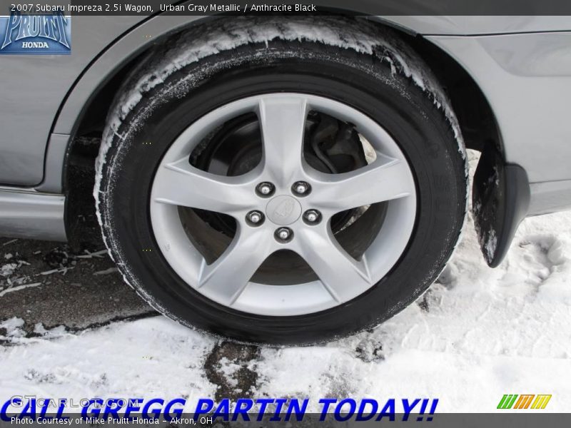 Urban Gray Metallic / Anthracite Black 2007 Subaru Impreza 2.5i Wagon