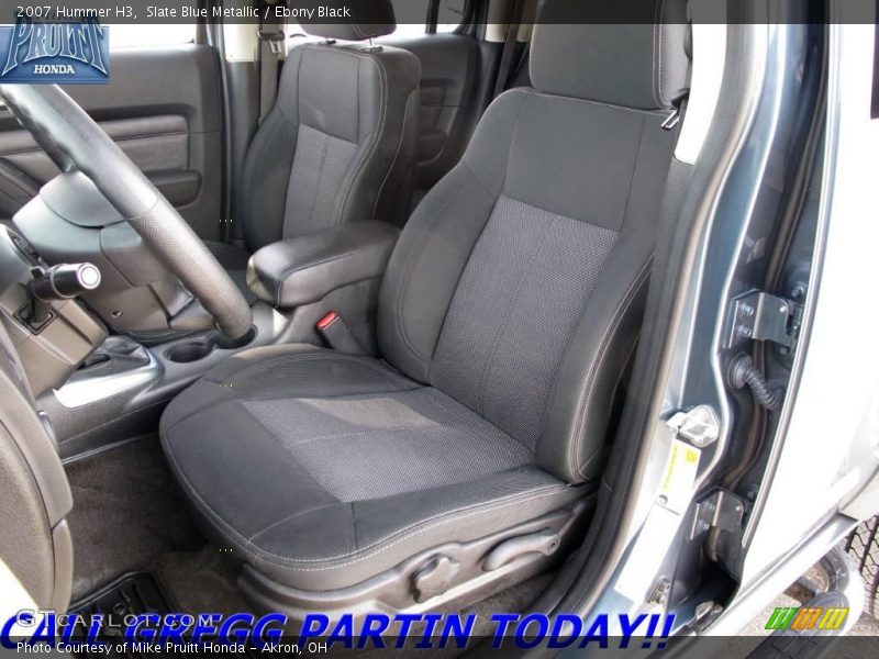 Slate Blue Metallic / Ebony Black 2007 Hummer H3