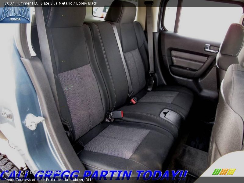 Slate Blue Metallic / Ebony Black 2007 Hummer H3