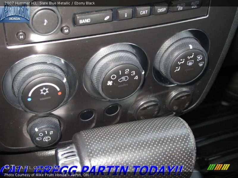 Slate Blue Metallic / Ebony Black 2007 Hummer H3