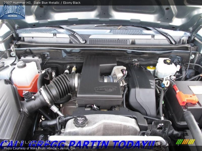 Slate Blue Metallic / Ebony Black 2007 Hummer H3