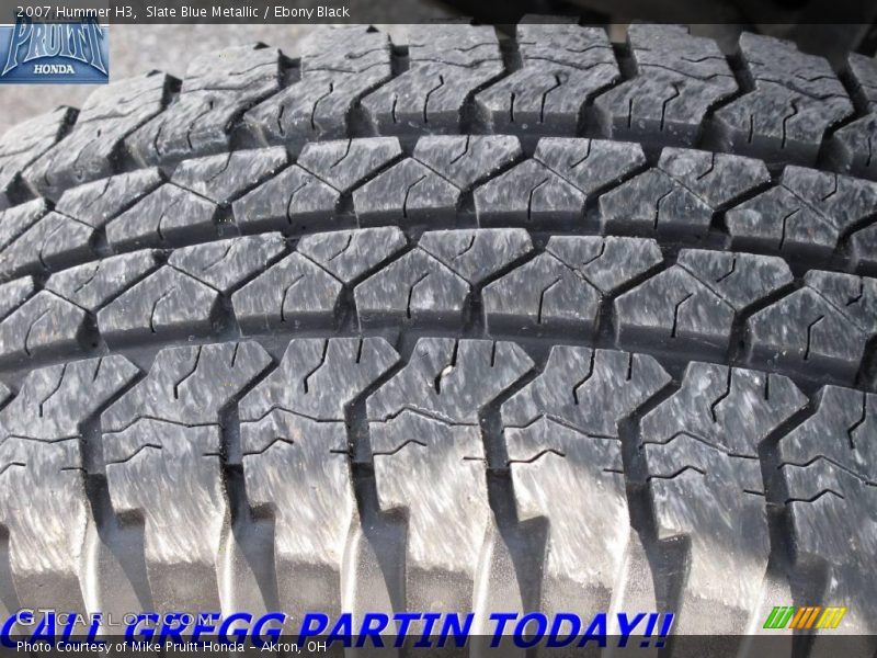 Slate Blue Metallic / Ebony Black 2007 Hummer H3