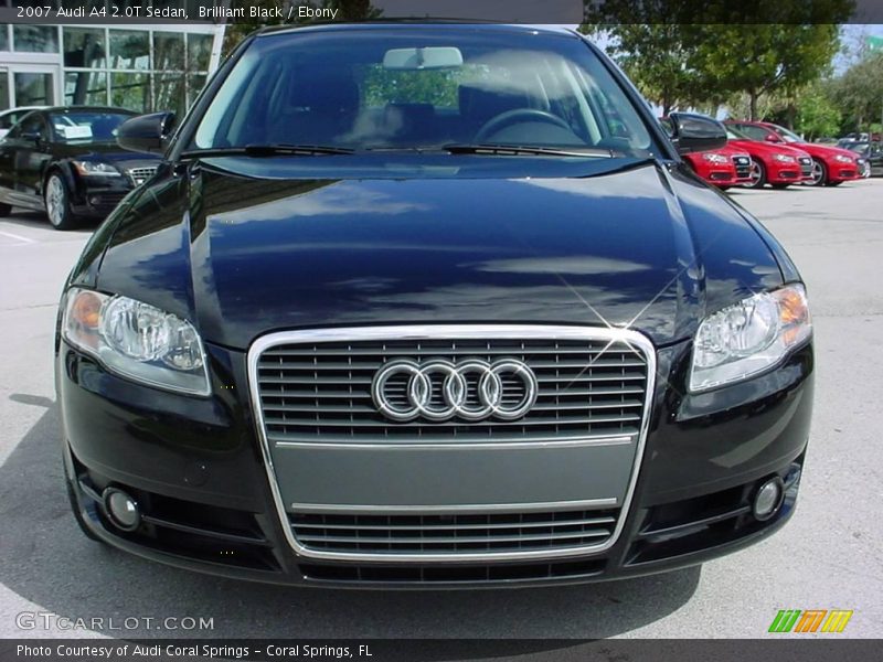 Brilliant Black / Ebony 2007 Audi A4 2.0T Sedan