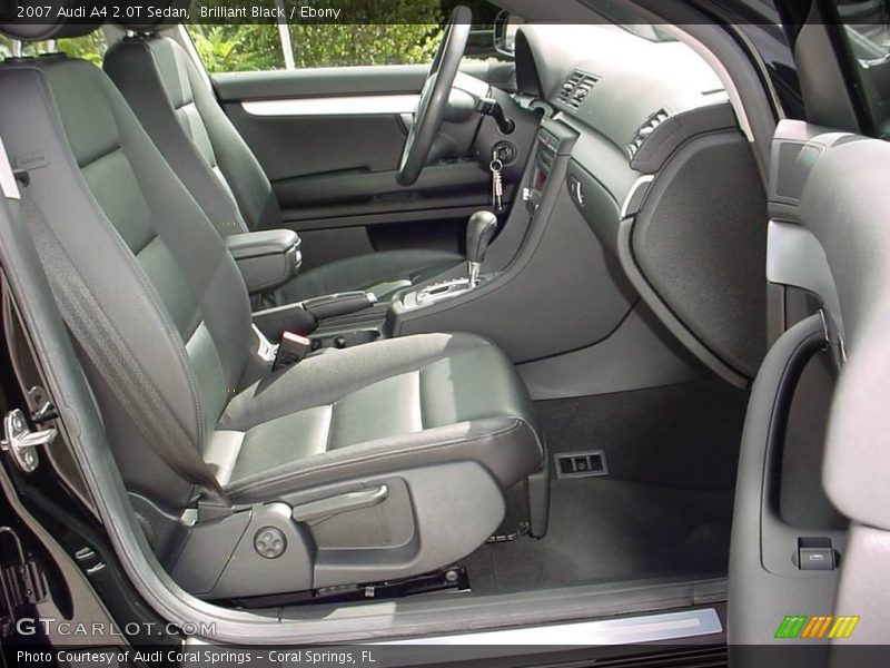 Brilliant Black / Ebony 2007 Audi A4 2.0T Sedan