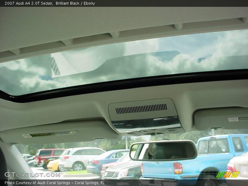 Brilliant Black / Ebony 2007 Audi A4 2.0T Sedan