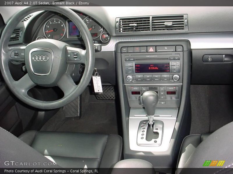 Brilliant Black / Ebony 2007 Audi A4 2.0T Sedan