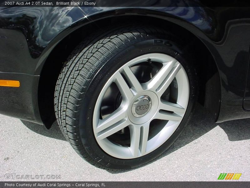 Brilliant Black / Ebony 2007 Audi A4 2.0T Sedan