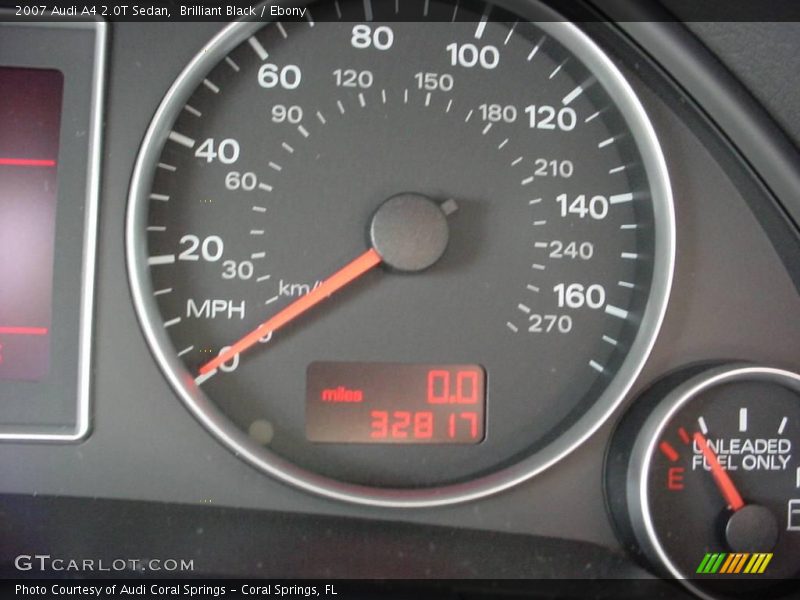 Brilliant Black / Ebony 2007 Audi A4 2.0T Sedan