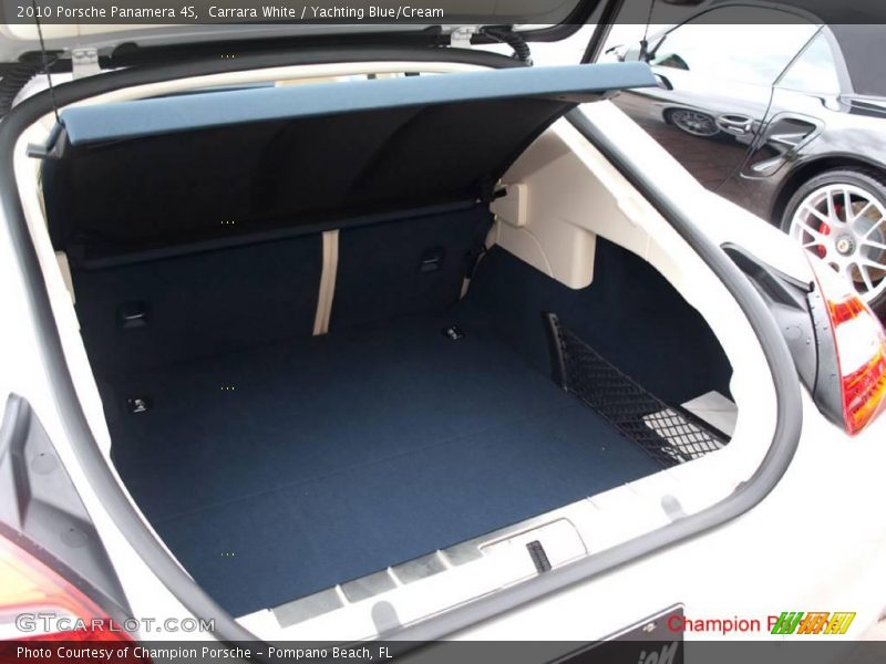 Carrara White / Yachting Blue/Cream 2010 Porsche Panamera 4S