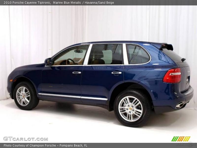 Marine Blue Metallic / Havanna/Sand Beige 2010 Porsche Cayenne Tiptronic
