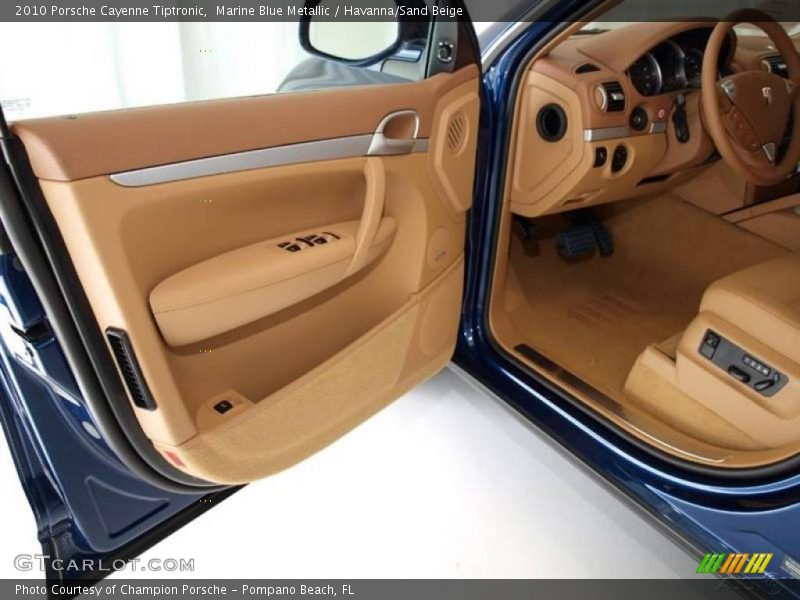 Marine Blue Metallic / Havanna/Sand Beige 2010 Porsche Cayenne Tiptronic