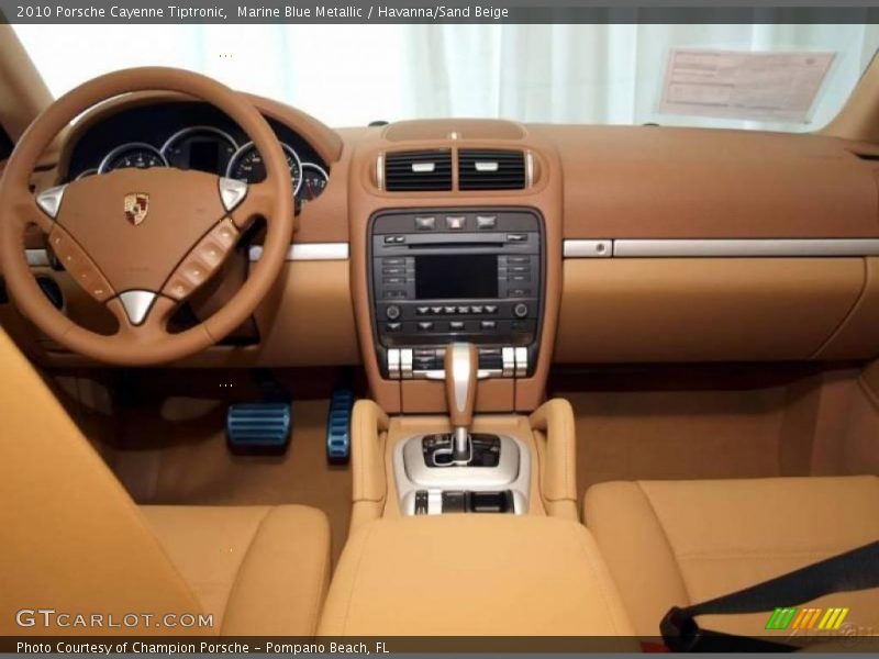 Marine Blue Metallic / Havanna/Sand Beige 2010 Porsche Cayenne Tiptronic