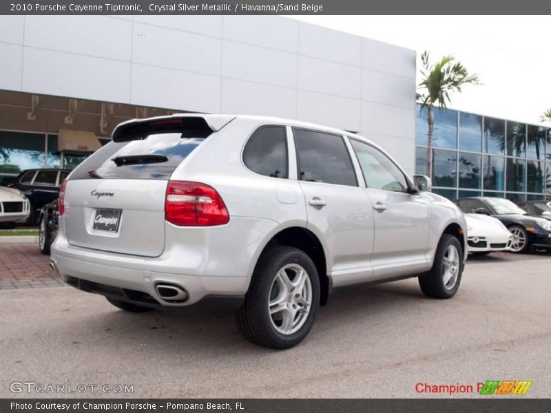 Crystal Silver Metallic / Havanna/Sand Beige 2010 Porsche Cayenne Tiptronic
