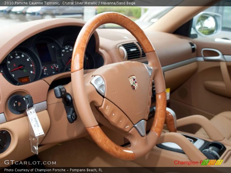Crystal Silver Metallic / Havanna/Sand Beige 2010 Porsche Cayenne Tiptronic