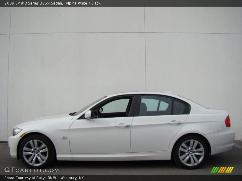 Alpine White / Black 2009 BMW 3 Series 335xi Sedan