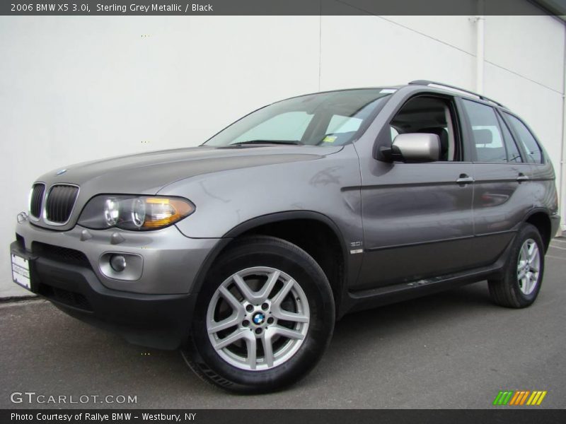Sterling Grey Metallic / Black 2006 BMW X5 3.0i