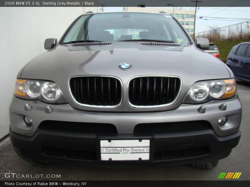 Sterling Grey Metallic / Black 2006 BMW X5 3.0i