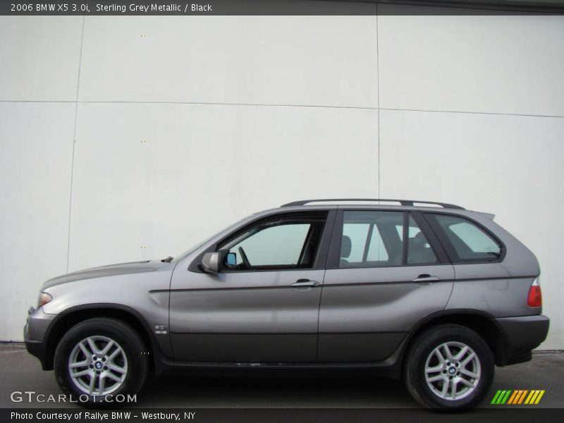 Sterling Grey Metallic / Black 2006 BMW X5 3.0i