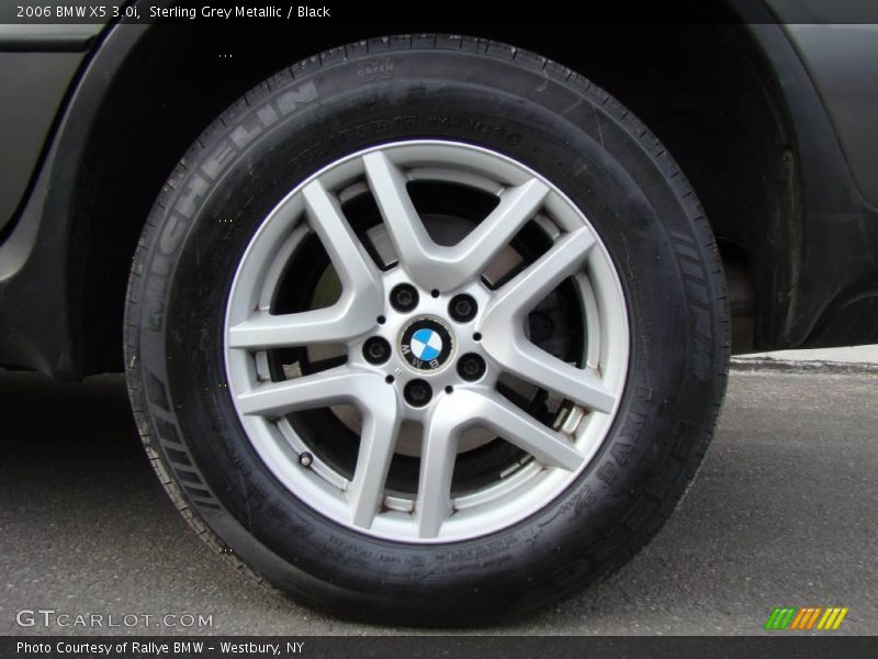 Sterling Grey Metallic / Black 2006 BMW X5 3.0i