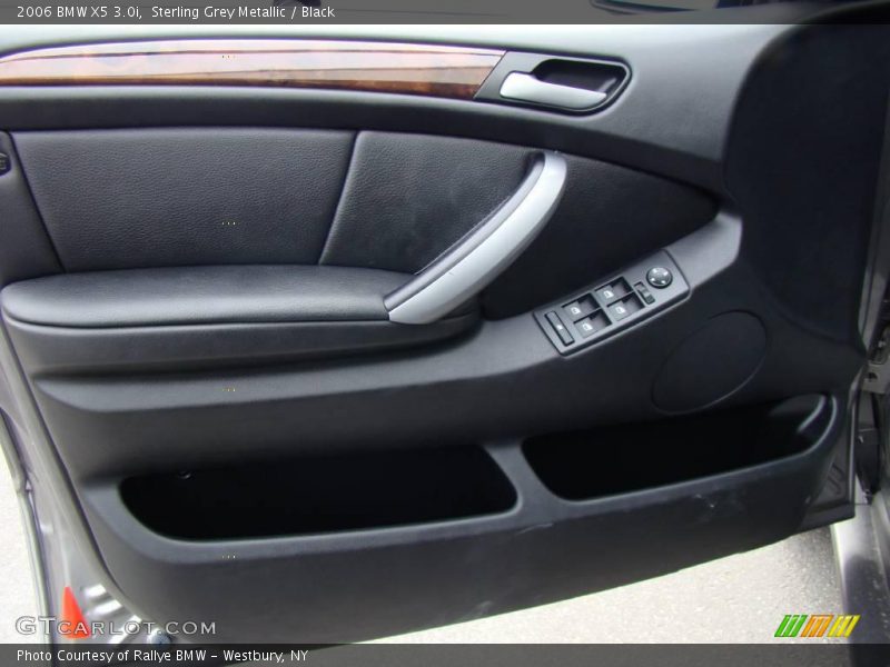 Sterling Grey Metallic / Black 2006 BMW X5 3.0i