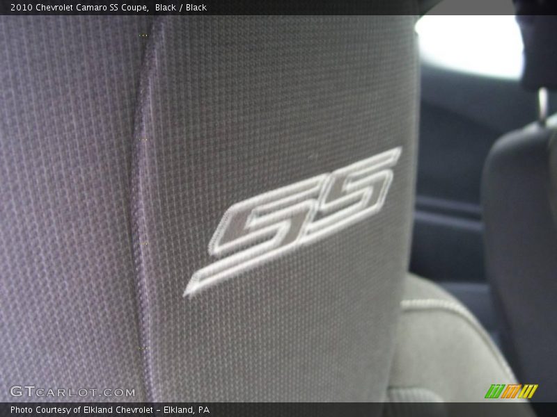 Black / Black 2010 Chevrolet Camaro SS Coupe