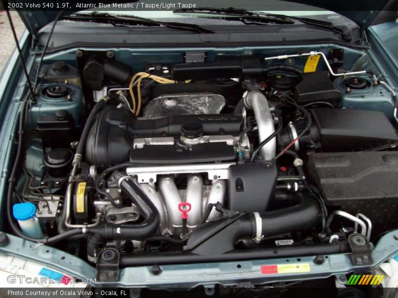 Atlantic Blue Metallic / Taupe/Light Taupe 2002 Volvo S40 1.9T
