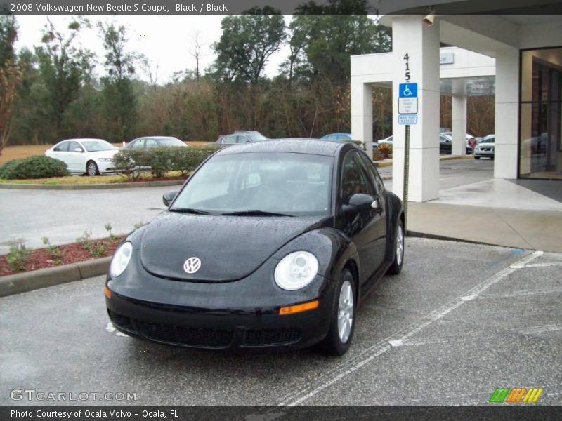 Black / Black 2008 Volkswagen New Beetle S Coupe