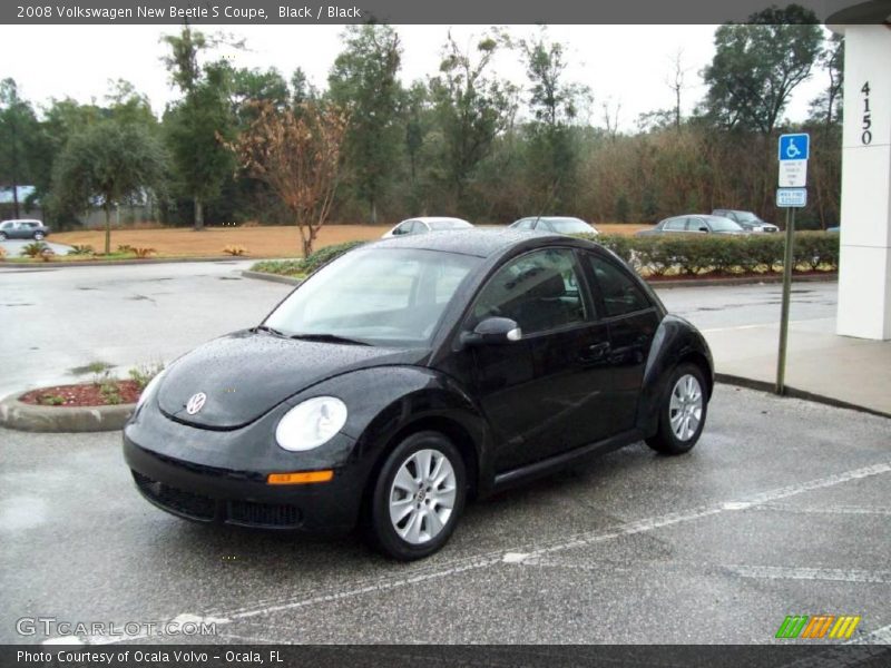 Black / Black 2008 Volkswagen New Beetle S Coupe